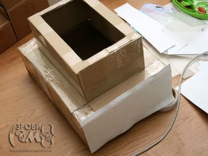 Весільна коробка-торт для листівок