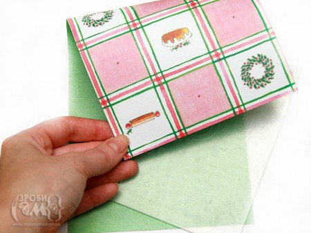 Майстер клас: новорічна листівка з паперу Deck The Halls (2)