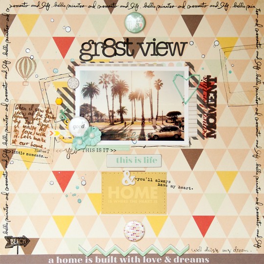 Layout Monday #16: Greatest view