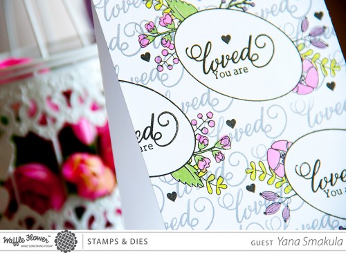 Yana Smakula | Waffle Flower Crafts stamps #waffleflowercrafts - One Layer Loved Card and video!