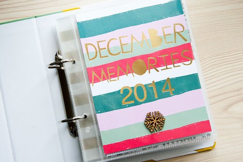 Yana Smakula | December Memories 2014 Album. Gossamer Blue inspiration Blog Hop #gossamerblue #december #album #scrapbooking #decemberdaily