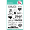 Avery Elle Lots Of Love Stamp Set
