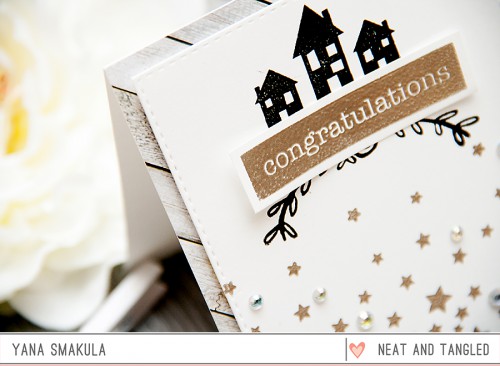 Yana Smakula | Neat & Tangled Congratulations Card using holiday products