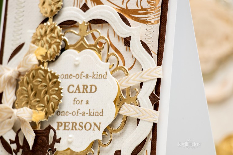 Yana Smakula | Spellbinders One of a Kind Card for One of a Kind Person using S4-526 Fancy Diamond S4-527 Decorative Fancy Diamond S4-529 Topiary Treasures