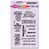 Stampendous Clear Stamps BIRTHDAY ASSORTMENT SSC1115