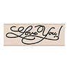 Hero Arts Rubber Stamps LOVE YOU MESSAGE G6122
