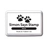 Simon Says Stamp Pigment Ink Pad WHITE INK039 Cold Hands Warm Heart
