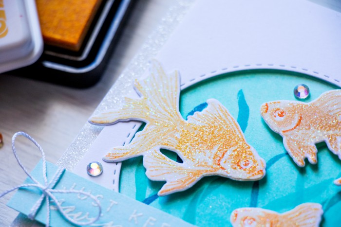 Hero Arts | Color Layering Sparkling Gold Fish. Video by Yana Smakula