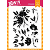 Wplus9 WATERCOLORED ANEMONES Clear Stamps CLWP9WA