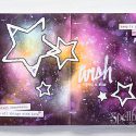 Spellbinders | Art Journal Wish Upon A Star Spread. Video