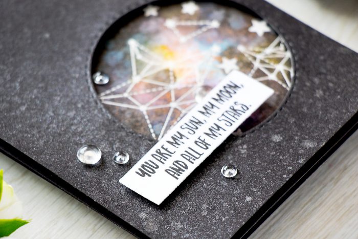 Simon Says Stamp | You Are All Of My Stars - Adding Shimmer with Mica Spray