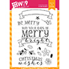 Wplus9 Be Merry Clear Stamps