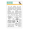 Simon Says Clear Stamps Mom and Dad Icons