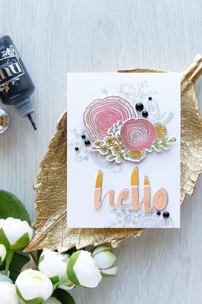 Honey Bee | Floral Hello Card