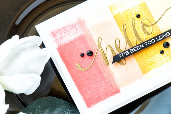 Simon Says Stamp | Quick Ombre Backgrounds using a Brayer. Video