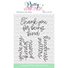 Pretty Pink Posh Simple Sayings Kind Clear Stamps