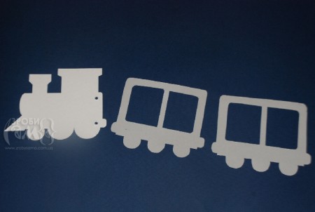 Рамка-поїзд у дитячу кімнату
