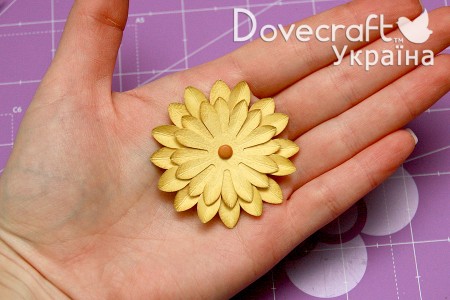 Майстер клас - робимо квіти за допомогою дироколів Dovecraft