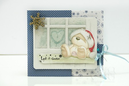 Новорічна листівка Let it Snow (Fizzy Moon Festive Fun - Decoupage)