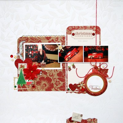 Сторінка в сімейний альбом: Christmas Traditions