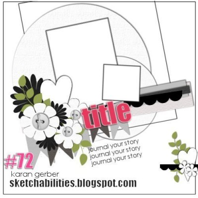Сторінка Hair Treatment Day 1 для блогу Sketchabilities | Sketchabilities sketch #72 reveal 