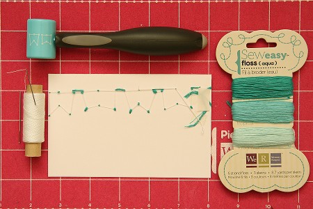 Знайомимось ближче: інструмент для ручного шва Sew Easy від WeRMemory Keepers - хитрощі роботи