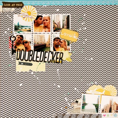 Сторінка Doubledecker у сімейний альбом про подорожі
