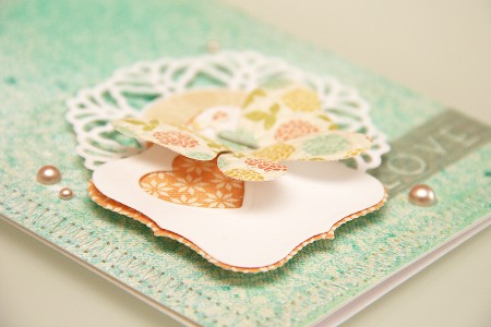 Листівки із новими ножами від Spellbinders (Summer CHA 2012). Листівка Love