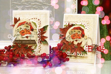 Новорічні листівки із колекції Christmas Village а ножів Spellbinders. Продовження. Листівка Winter Wonderland