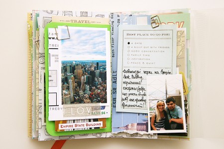 Travel Book – блокнот-записник для скрапу в дорозі під час подорожі. Заповнений!