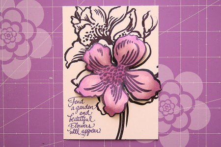 Листівка Tend a Garden для Stampendous