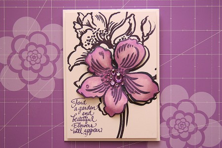 Листівка Tend a Garden для Stampendous