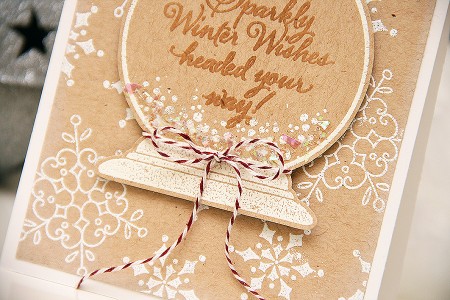 Листівка Sparkly Winter Wishes для Stampendous