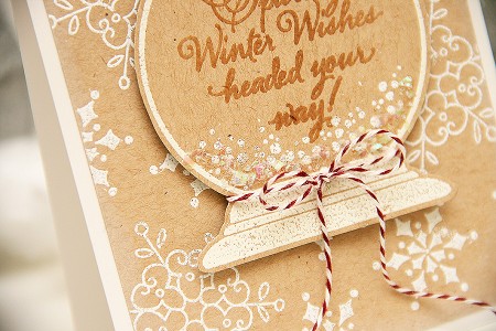 Листівка Sparkly Winter Wishes для Stampendous