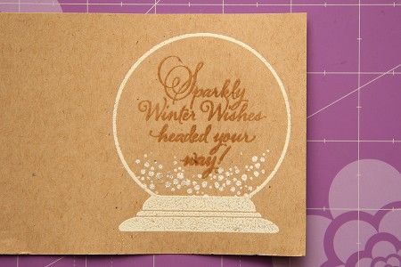 Листівка Sparkly Winter Wishes для Stampendous