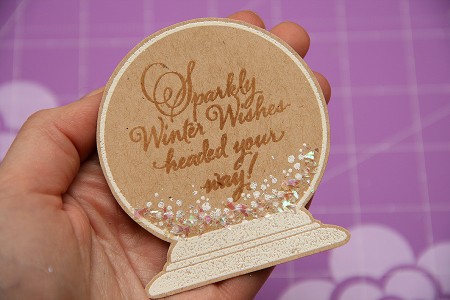 Листівка Sparkly Winter Wishes для Stampendous