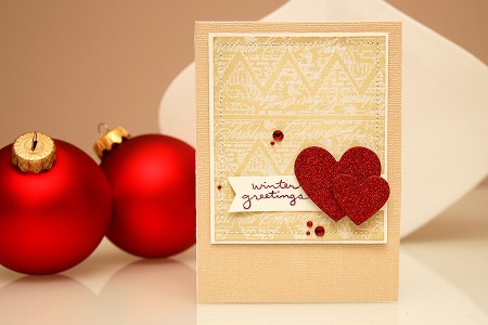 Листівка Season's Greetings для Stampendous