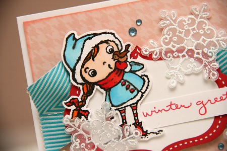 Листівка Winter Greetings для Stampendous