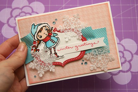 Листівка Winter Greetings для Stampendous