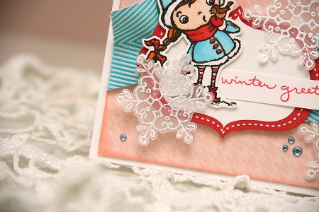 Листівка Winter Greetings для Stampendous