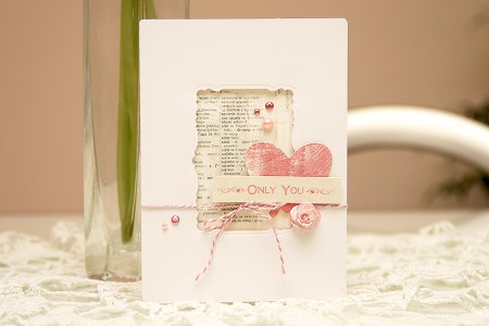 Clean & Simple Die Cutting #1: Only You Card