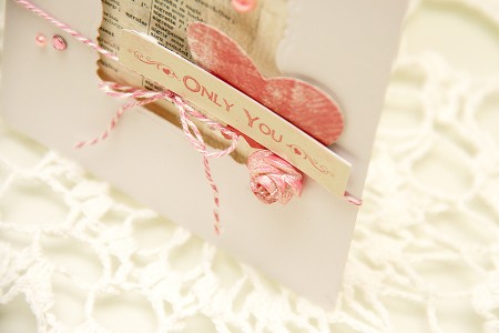 Clean & Simple Die Cutting #1: Only You Card