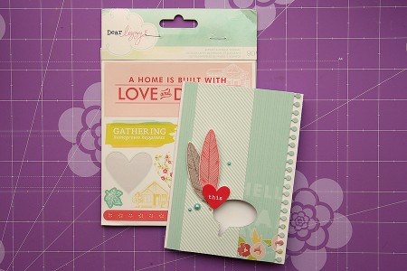 Clean & Simple Die Cutting #7: Card Love This