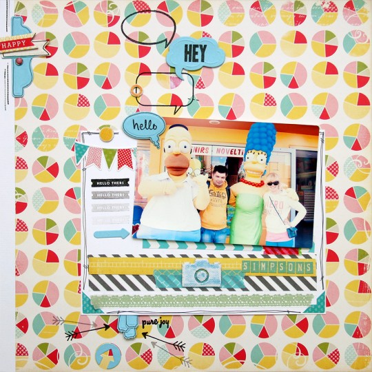 Layout Monday #2: Hello Hey Simpsons! 