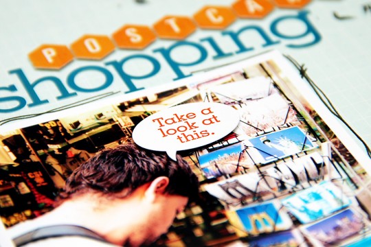 Art Ugolok Layout #33: Postcard Shopping
