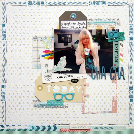 Layout Monday #6: CHA CHA