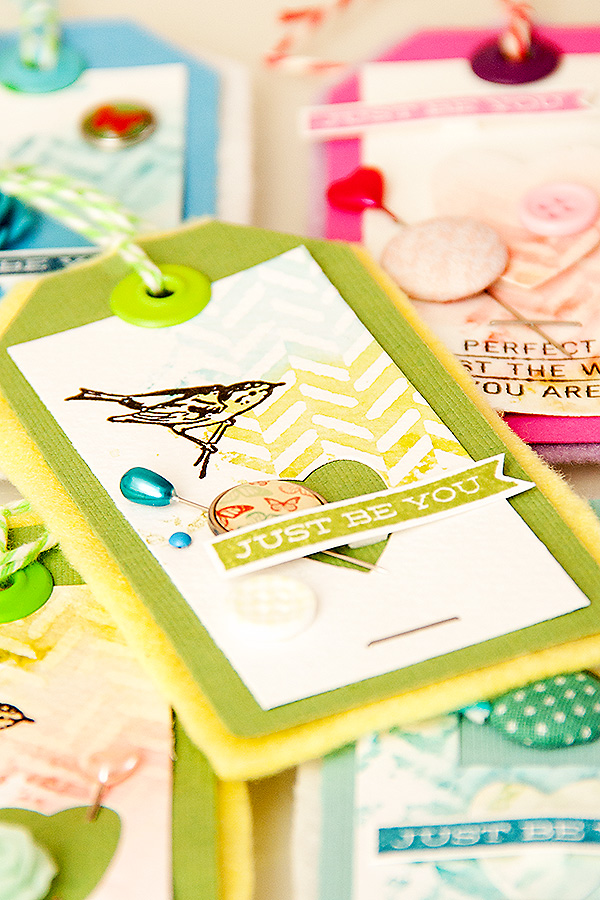 Watercolour tags as gift tags or card embellishments. Video