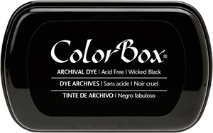 Dye Ink: ColorBox® Archival Full Size Wicked-Black