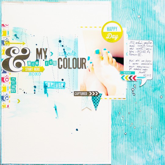 Сторінка My New Fav Colour із колекції Here & Now від Echo Park. Відео