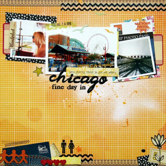 Layout Monday #13: One Fine Day in Chicago